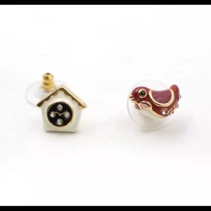 Kate Spade Golden Bird House Earrings